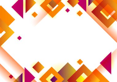 Soyut mavi kırmızı kırmızı turuncu geometrik memphis eğri sunum arkaplanı. Reklam, pazarlama, sunum, kartvizit, broşür, broşür için moda gradyanlar vektör illüstrasyonuName.