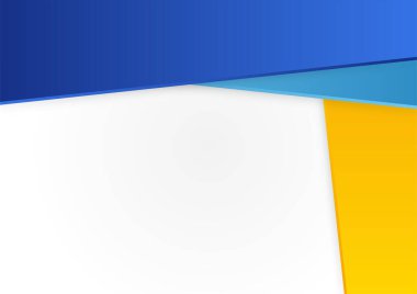 Abstract colorful blue red yellow orange geometric memphis curve presentation background. Trendy gradients vector illustration for advertising, marketing, presentation, business card, flyer, brochure.