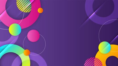 Soyut renkli şekiller sunum arkaplanı. Gradyan dinamik çizgiler arka plan. Modern mozaik mavi turuncu renkli geometrik tasarım arka planı