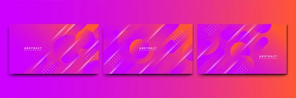 Abstract Colorful Shapes Presentation Background Gradient Dynamic Lines Background Modern — Vettoriale Stock