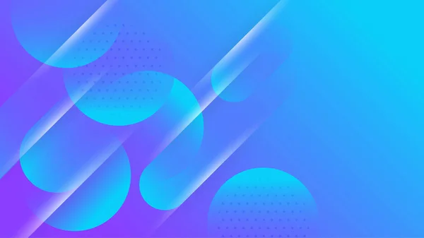 Abstract Colorful Blue Shapes Presentation Background Gradient Dynamic Lines Background — Vetor de Stock