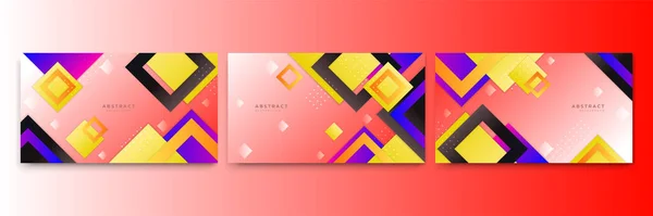 Abstract Colorful Shapes Presentation Background Gradient Dynamic Lines Background Modern — 图库矢量图片