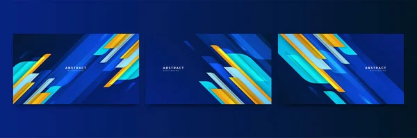 Abstract Colorful Shapes Presentation Background Gradient Dynamic Lines Background Modern — Vettoriale Stock