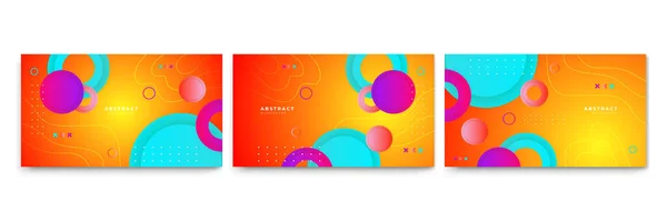 Abstract Colorful Shapes Presentation Background Gradient Dynamic Lines Background Modern — 图库矢量图片