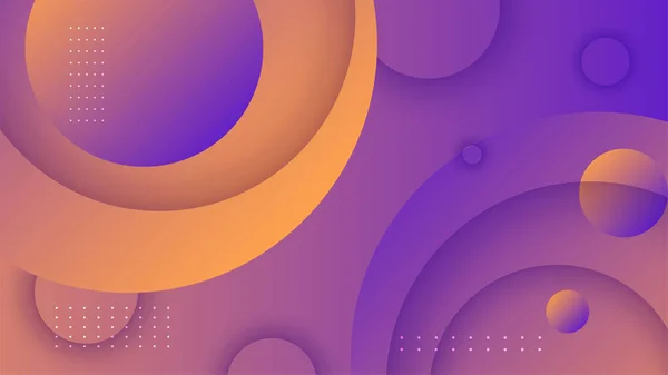 Abstract Colorful Shapes Presentation Background Gradient Dynamic Lines Background Modern — ストックベクタ