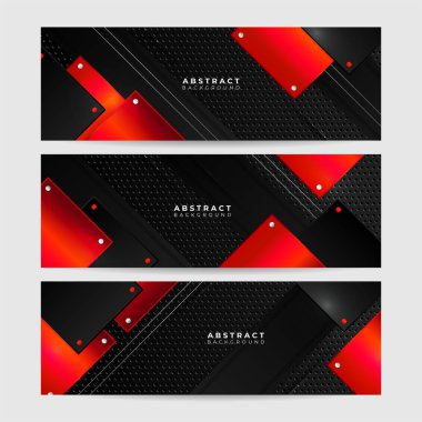 Soyut siyah metalik karbon nötr ışık örtüsü örgü tasarımı modern lüks fütüristik teknoloji arka planı. Oyun teknolojisi geniş pankart vektör illüstrasyonu.