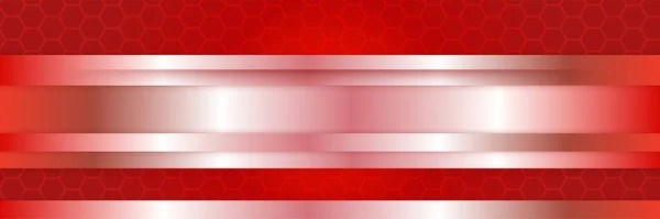 Абстрактная Красная Металлическая Углеродно Нейтральная Сетка Перекрытия Света Шестиугольной Конструкции — стоковый вектор