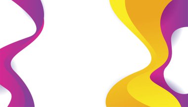 Modern renkli turuncu sarı soyut arka plan. Pankart, poster, el ilanı, sunum geçmişi, kartvizit, kapak ve şablon için tasarım. Vektör illüstrasyonu