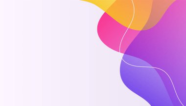 Modern renkli soyut arka plan. Pankart, poster, el ilanı, sunum geçmişi, kartvizit, kapak ve şablon için tasarım. Vektör illüstrasyonu