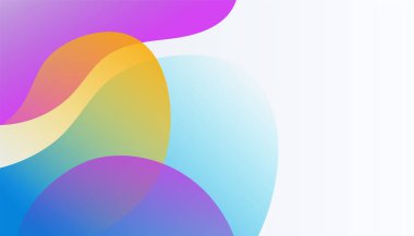 Modern renkli soyut arka plan. Pankart, poster, el ilanı, sunum geçmişi, kartvizit, kapak ve şablon için tasarım. Vektör illüstrasyonu