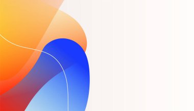 Modern renkli soyut arka plan. Pankart, poster, el ilanı, sunum geçmişi, kartvizit, kapak ve şablon için tasarım. Vektör illüstrasyonu