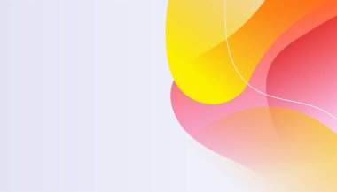 Modern renkli soyut arka plan. Pankart, poster, el ilanı, sunum geçmişi, kartvizit, kapak ve şablon için tasarım. Vektör illüstrasyonu