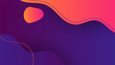 Modern renkli soyut arka plan. Pankart, poster, el ilanı, sunum geçmişi, kartvizit, kapak ve şablon için tasarım. Vektör illüstrasyonu