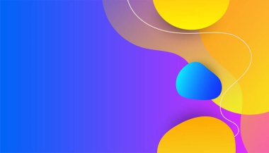 Modern renkli soyut arka plan. Pankart, poster, el ilanı, sunum geçmişi, kartvizit, kapak ve şablon için tasarım. Vektör illüstrasyonu