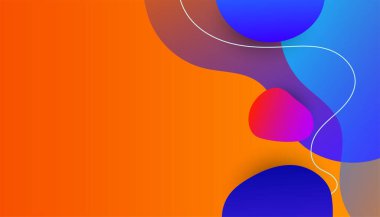 Modern renkli soyut arka plan. Pankart, poster, el ilanı, sunum geçmişi, kartvizit, kapak ve şablon için tasarım. Vektör illüstrasyonu