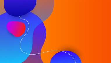 Modern renkli soyut arka plan. Pankart, poster, el ilanı, sunum geçmişi, kartvizit, kapak ve şablon için tasarım. Vektör illüstrasyonu