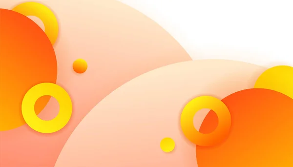 Modern Colorful Orange Abstract Background Design Banner Poster Flyer Presentation — Archivo Imágenes Vectoriales