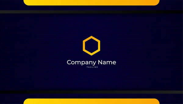 Modern Creative Clean Colorful Business Card Design Template Luxury Elegant — Διανυσματικό Αρχείο