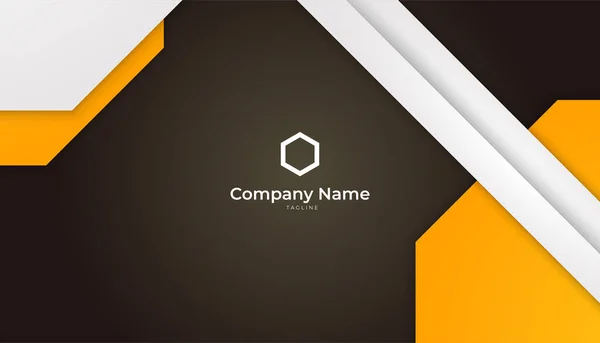 Modern Creative Clean Colorful Business Card Design Template Luxury Elegant — Διανυσματικό Αρχείο