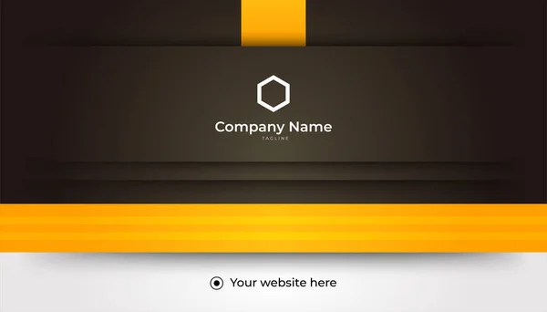 Modern Creative Clean Colorful Business Card Design Template Luxury Elegant — 스톡 벡터