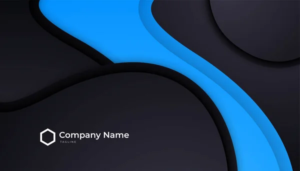 Modern Creative Clean Colorful Business Card Design Template Luxury Elegant — Stock vektor