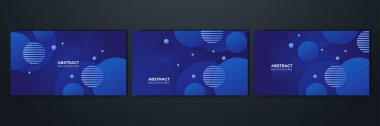 Modern dark blue abstract background paper shine and layer element vector for presentation design. Suit for business, corporate, institution, party, festive, seminar, and talks.
