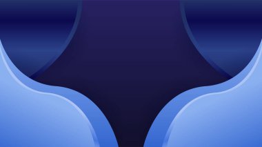 Modern dark blue abstract background paper shine and layer element vector for presentation design. Suit for business, corporate, institution, party, festive, seminar, and talks.