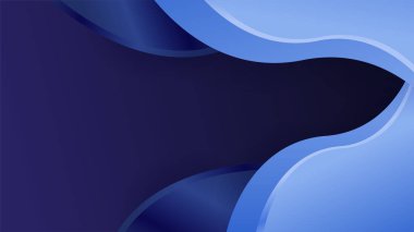 Modern dark blue abstract background paper shine and layer element vector for presentation design. Suit for business, corporate, institution, party, festive, seminar, and talks.