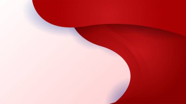 Modern red abstract background paper shine and layer element vector for presentation design. Suit for business, corporate, institution, party, festive, seminar, and talks.