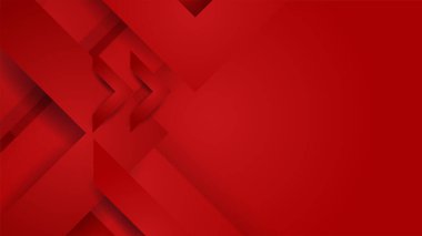 Modern red abstract background paper shine and layer element vector for presentation design. Suit for business, corporate, institution, party, festive, seminar, and talks.