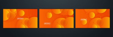 Modern orange yellow abstract background paper shine and layer element vector for presentation design. Suit for business, corporate, institution, party, festive, seminar, and talks.
