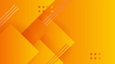 Modern orange yellow abstract background paper shine and layer element vector for presentation design. Suit for business, corporate, institution, party, festive, seminar, and talks.