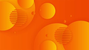 Modern orange yellow abstract background paper shine and layer element vector for presentation design. Suit for business, corporate, institution, party, festive, seminar, and talks.