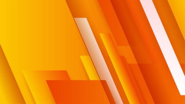 Modern orange yellow abstract background paper shine and layer element vector for presentation design. Suit for business, corporate, institution, party, festive, seminar, and talks.