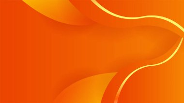 Modern orange yellow abstract background paper shine and layer element vector for presentation design. Suit for business, corporate, institution, party, festive, seminar, and talks.