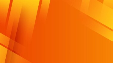 Modern orange yellow abstract background paper shine and layer element vector for presentation design. Suit for business, corporate, institution, party, festive, seminar, and talks.