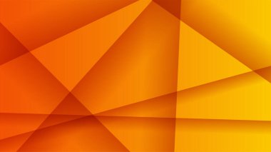 Modern orange yellow abstract background paper shine and layer element vector for presentation design. Suit for business, corporate, institution, party, festive, seminar, and talks.