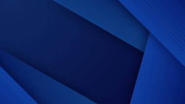 Modern dark blue abstract background paper shine and layer element vector for presentation design. Suit for business, corporate, institution, party, festive, seminar, and talks.