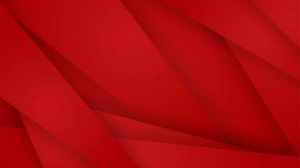 Modern Red Abstract Background Paper Shine Layer Element Vector Presentation — Vector de stock