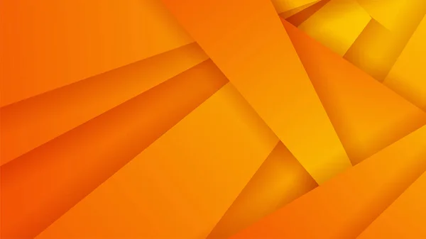 Modern Orange Yellow Abstract Background Paper Shine Layer Element Vector — Vector de stock