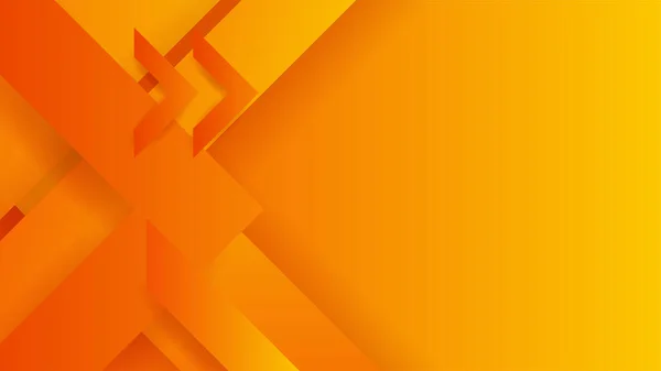 Modern Orange Yellow Abstract Background Paper Shine Layer Element Vector — Stockový vektor