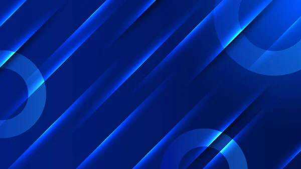 Modern Dark Blue Abstract Background Paper Shine Layer Element Vector — Archivo Imágenes Vectoriales