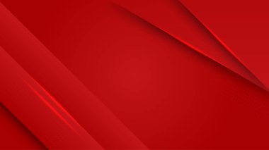 Modern red abstract background paper shine and layer element vector for presentation design. Suit for business, corporate, institution, party, festive, seminar, and talks.