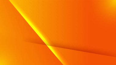 Modern orange yellow abstract background paper shine and layer element vector for presentation design. Suit for business, corporate, institution, party, festive, seminar, and talks.
