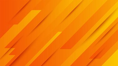 Modern orange yellow abstract background paper shine and layer element vector for presentation design. Suit for business, corporate, institution, party, festive, seminar, and talks.