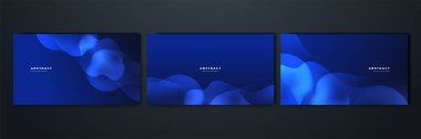 Modern dark blue abstract background paper shine and layer element vector for presentation design. Suit for business, corporate, institution, party, festive, seminar, and talks.