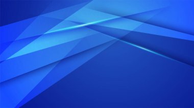 Modern dark blue abstract background paper shine and layer element vector for presentation design. Suit for business, corporate, institution, party, festive, seminar, and talks.
