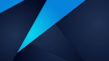 Modern dark blue abstract background paper shine and layer element vector for presentation design. Suit for business, corporate, institution, party, festive, seminar, and talks.