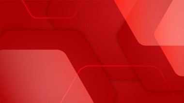 Modern red abstract background paper shine and layer element vector for presentation design. Suit for business, corporate, institution, party, festive, seminar, and talks.