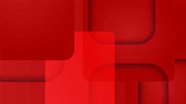 Modern red abstract background paper shine and layer element vector for presentation design. Suit for business, corporate, institution, party, festive, seminar, and talks.